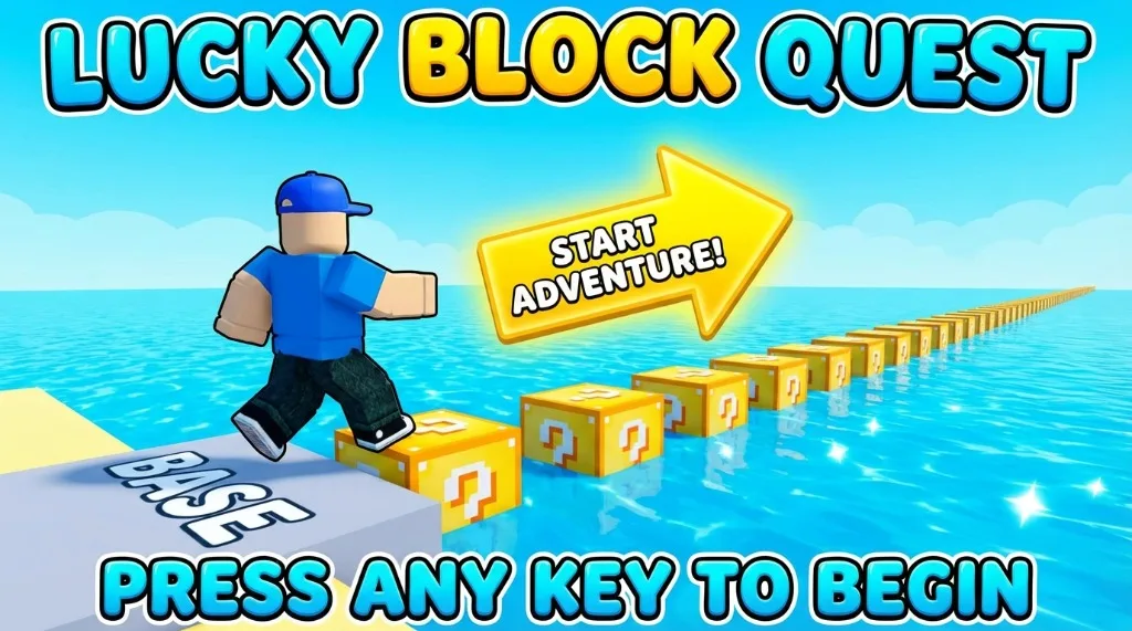 Escape Waves For Lucky Blocks How to Start Playing Guide